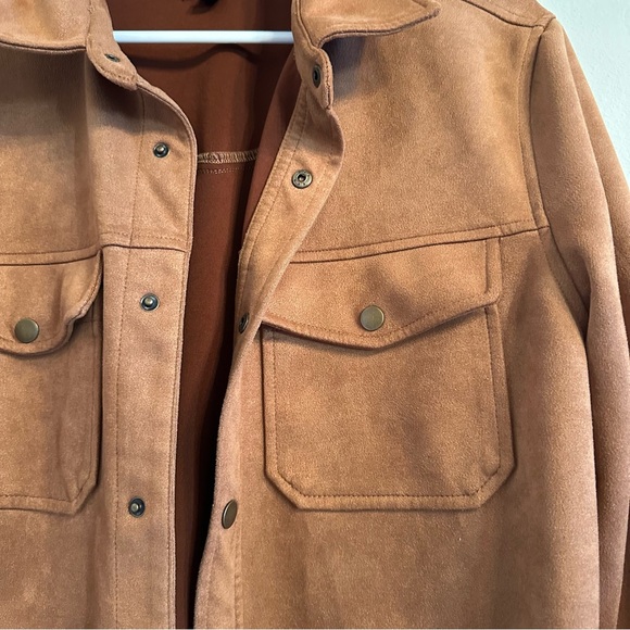 Frye Tan Suede Jacket - Picture 3 of 9